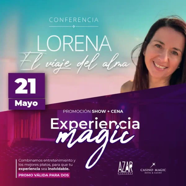 Lorena Perello+ Cena para 2 personas