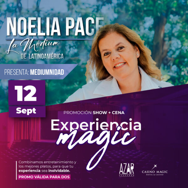 Noelia Pace + Cena para 2 personas
