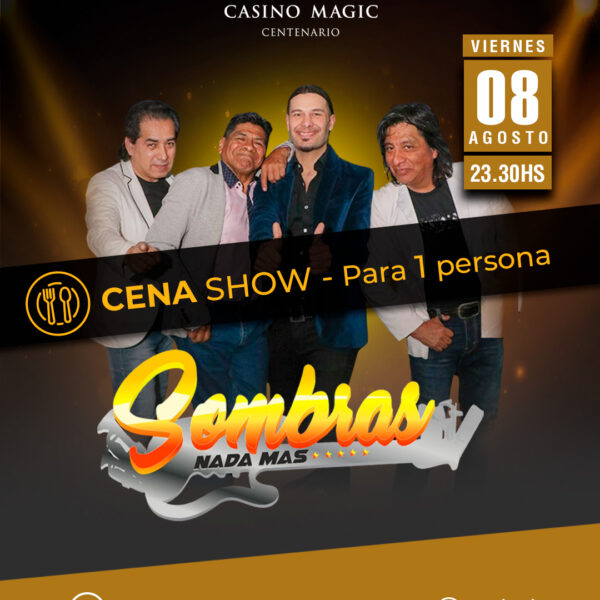 Sombras + Cena Show - 1 Persona