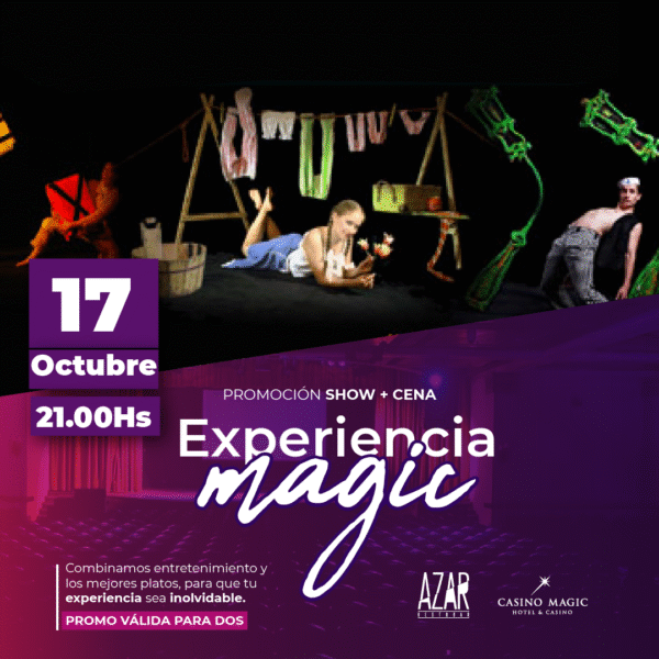 Teatro Negro de Praga + Cena para 2 personas