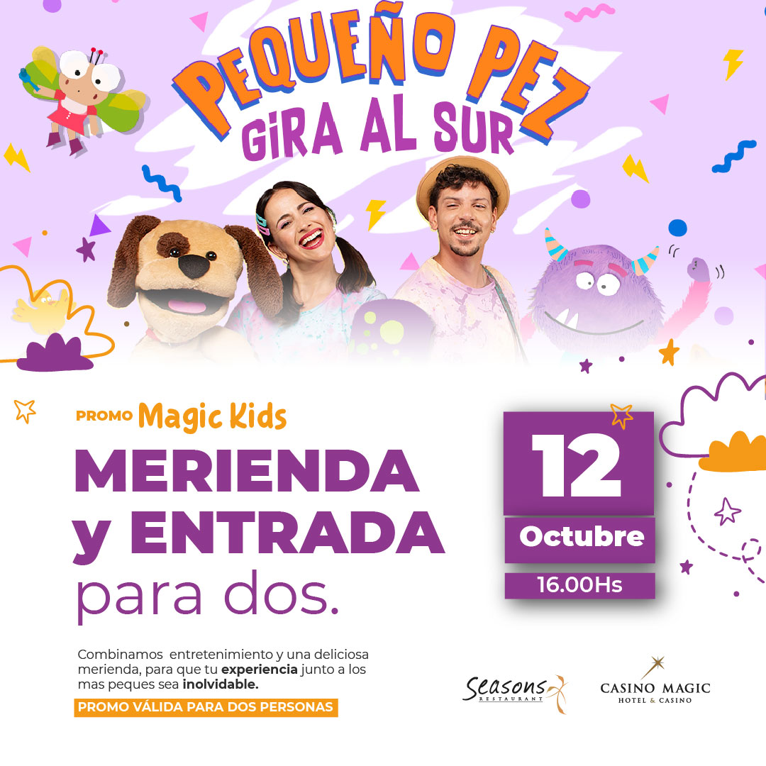 Pequeño Pez + Merienda para 2 personas
