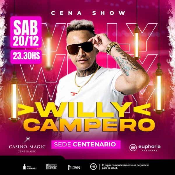 CENASHOW - "Willy Campero" - Casino Magic Centenario
